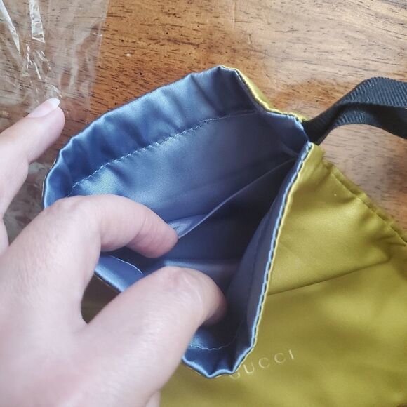 Gucci Lemon Green Dust Bag with inside pocket - Picture 3 of 3